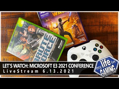 Let's Watch: Microsoft's E3 Conference w/John & Audi :: 6.13.2021 LiveStream / MY LIFE IN GAMING - Let's Watch: Microsoft's E3 Conference w/John & Audi :: 6.13.2021 LiveStream / MY LIFE IN GAMING