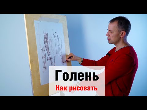 Как рисовать "Голень" - А. Рыжкин