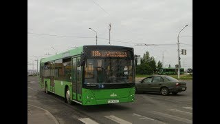 Автобус Минска МАЗ-203,гос № АК 6439-7 (03.01.2018)