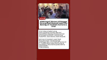 KDM Kaget! Momen Airlangga Dorong Dedi Mulyadi saat Foto Bareng JK Terekam Kamera & Viral