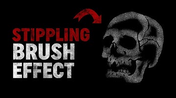 Crazy Stippling GRAIN BRUSH effect - Illustrator Tutorial