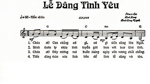 Lễ Dâng Tình Yêu || Đinh Dũng - Đinh Công Huỳnh
