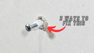 DIY Tutorial: 3 Methods to Fix Loose Wall Anchors