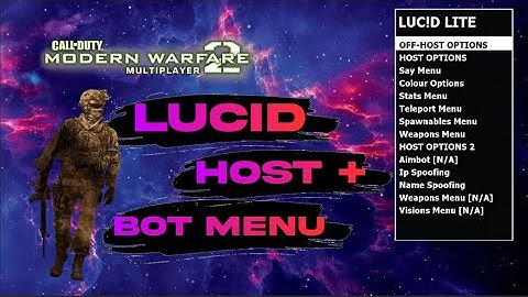 [NEW VESRION AVAILABLE] ⭐ MW2  LUC!D HOST/OFFHOST MENU  [ FREE ]  WORKS ONLINE 2024