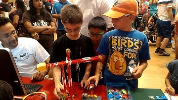 Lego WEDO Robotic Crane interfaced with Scratch