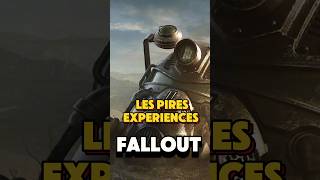 Les horribles expériences dans les abris de Fallout