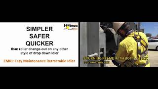 H & B Mining - EMRI (Easy Maintenance Retractable Idler) with Roller Removal Tool