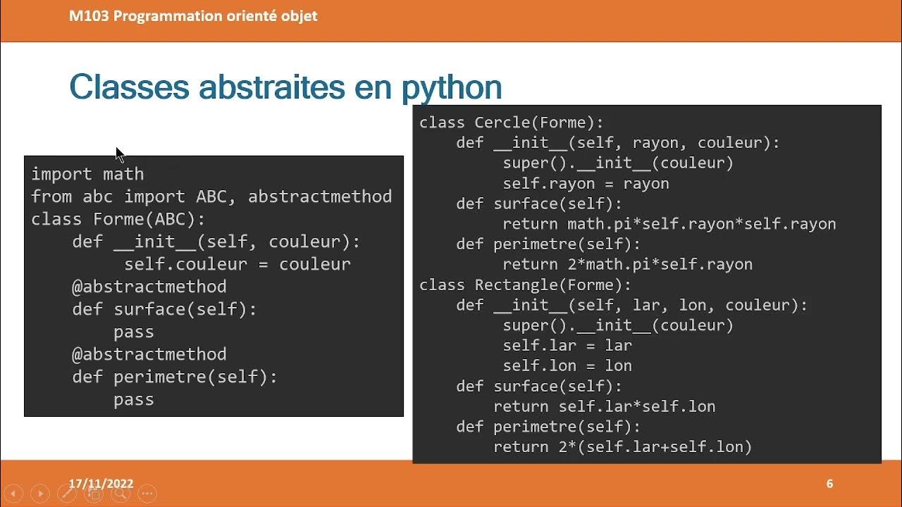 Programmer en Orienté Objet V5 - Les classes abstraites et les ...