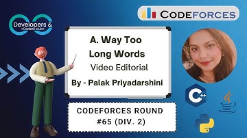 A. Way Too Long Words | Codeforces beta Round 65 (Div. 2) | Codeforces | DCC NIT-A