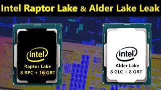 Intel Raptor Lake & Alder Lake Leak: Dates, Core Configs, and 24 Cores to Fight AMD Zen 4
