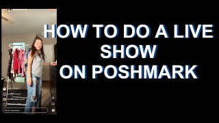 Poshmark Live Show step by step tutorial| Watch me sell LIVE| Pop Up show| Sold 8 items in 50 min!