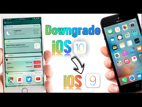 Downgrade iOS 10
