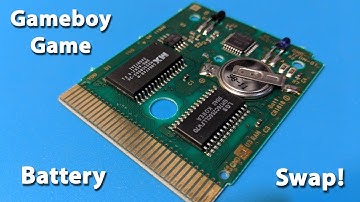 How to Replace a Gameboy Cartridge Battery