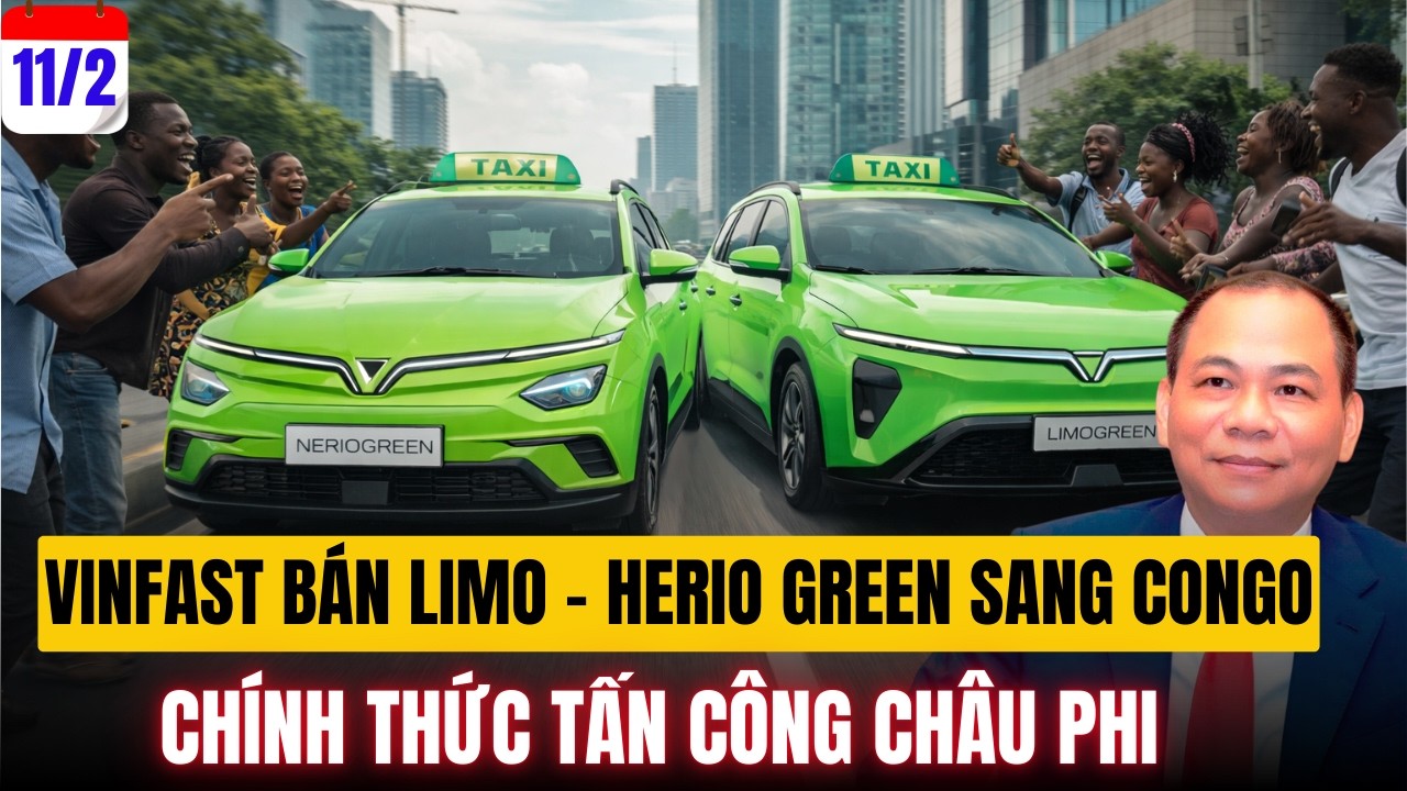 VinFast Chuẩn Bị Tàu Hàng Xuất Ô Tô Điện Sang Cộng Hòa Dân Chủ Congo