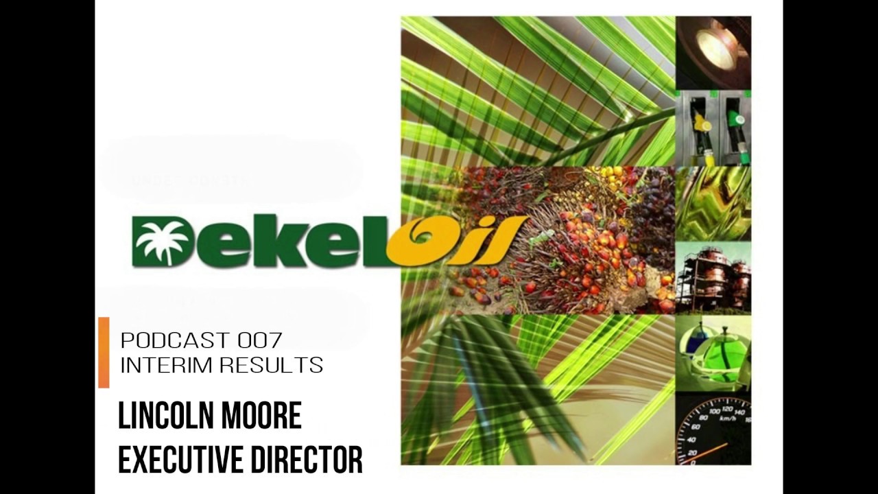 DekelOil Podcast 007 Interim Results - Lincoln Moore