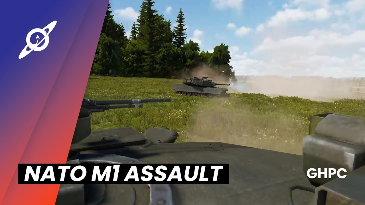 NATO M1 Tank Assault in Gunner, HEAT, PC! NO COMMENTARY