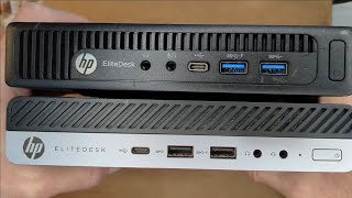 HP EliteDesk 800 G2 Mini vs G3 Mini