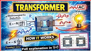 🤔🤔Transformer (ट्रांसफॉर्मर) working ll Transformer in details ll Types of transformer #transformers