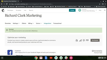 Integrating your MailChimp Account with Facebook