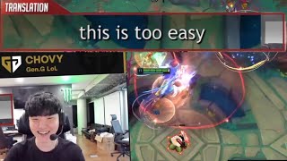 GEN Chovy Tries Arena  Best of LoL Stream Highlights (Translated)