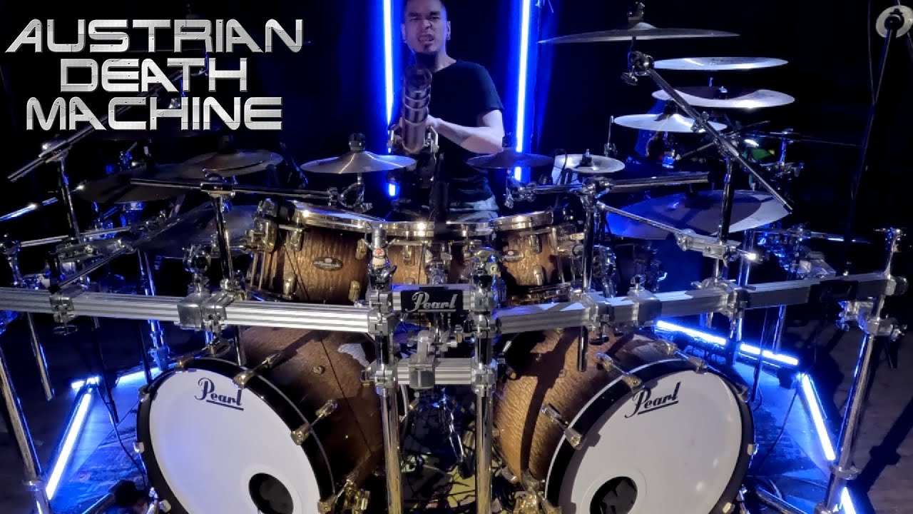 AUSTRIAN DEATH MACHINE - Destroy The Machines (feat. Dany Lambesis) │ Kratos Mou Drum Cover
