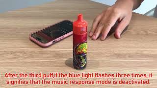 fumot tornado 30000 music vape sound control demo