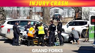 Report Of Injury Crash In Grand Forks Monday Afternoon