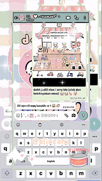 POV ISI KEDAI TOKO || pov whatsmock fake chat || #whatsmock #soft #fyp #4u #aesthetic #aliacans