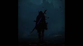 man carrying sword on his back and walking aura meme template