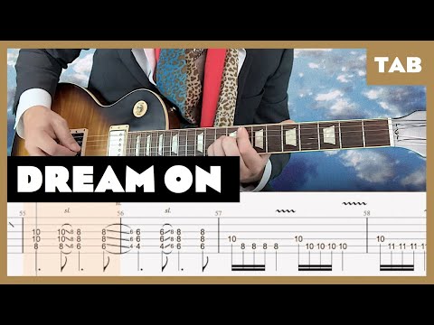 Dream On Aerosmith Cover | Guitar Tab | Lesson | Tutorial