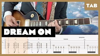 Aerosmith - Dream On - Guitar Tab | Lesson | Cover | Tutorial chords