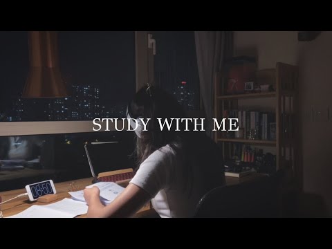 3Hr Late Night Study With Me | Pomodoro 5010, Piano Bgm