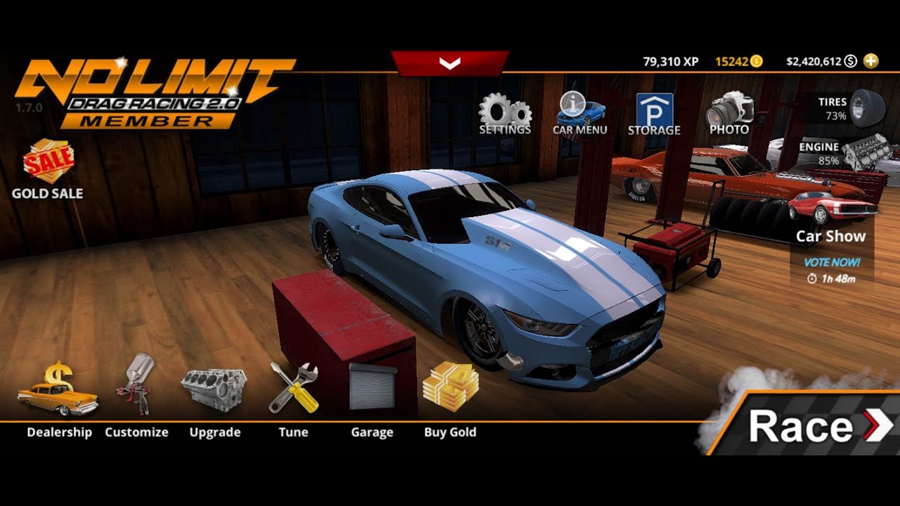 No Limit Drag Racing 2 - 5.6 Ford Mustang 2015 (Manny Alvarez NPK 23 ...