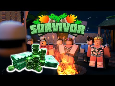gaming logo PLAYING SURVIVOR IN ROBLOX + ROBUX GIVEAWAY