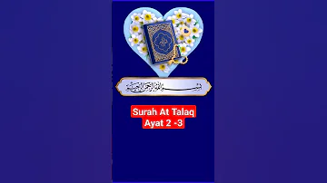 surah At Talaq Ayat 2-3#shortsfeed #quraankareem#ytshorts #islam #viral #shorts