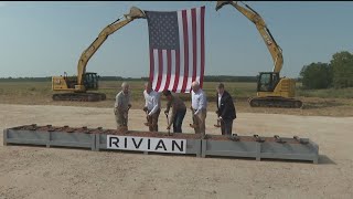 Rivian breaks ground on new manufacturing plant east of Atlanta, just after Hyundai immigration raid