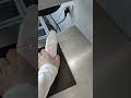 UV Laser machine mark on white plastic bottle