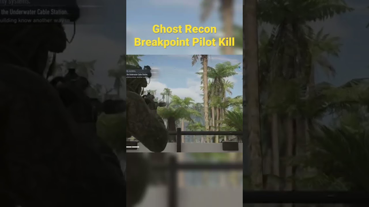 Ghost Recon Breakpoint Helicopter Pilot One Shot
