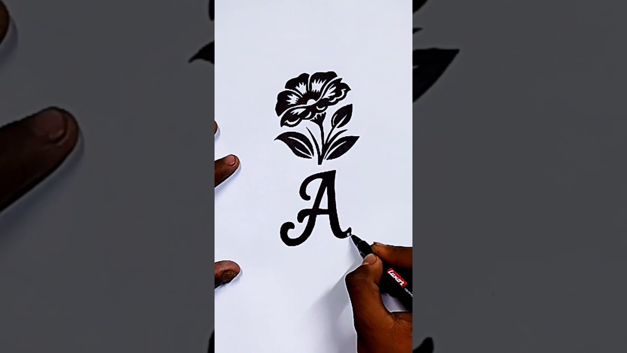 A Name drawing video | 