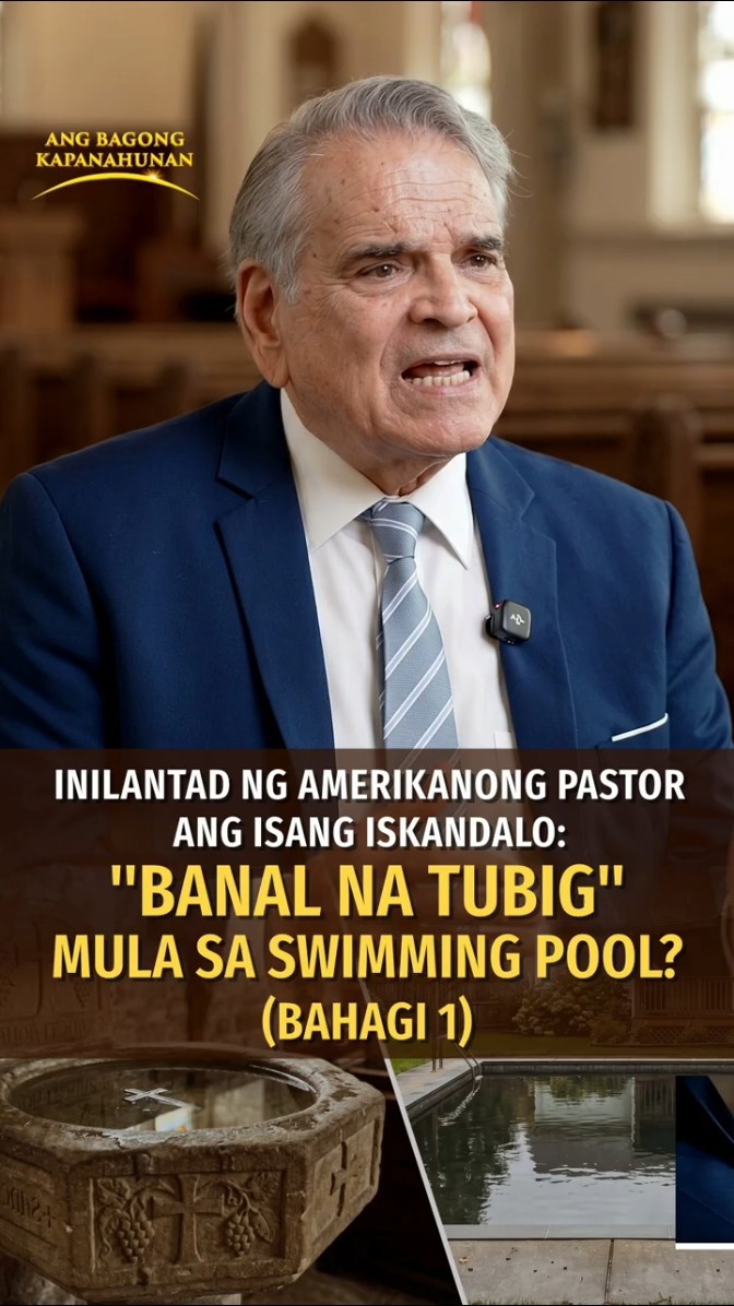 Inilantad ng Amerikanong Pastor ang Isang Iskandalo: "Banal na Tubig" Mula sa Swimming Pool? (Bahagi 1)