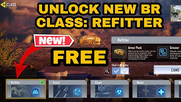 How to Unlock Refitter BR CLASS in COD Mobile | NEW BR CLASS | How to Get Refitter BR CLASS Free