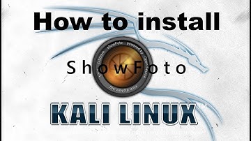 How to install ShowFoto image editor on Kali Linux