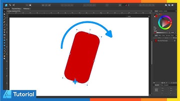Set Rotation Anchor Points - Affinity designer Tutorial