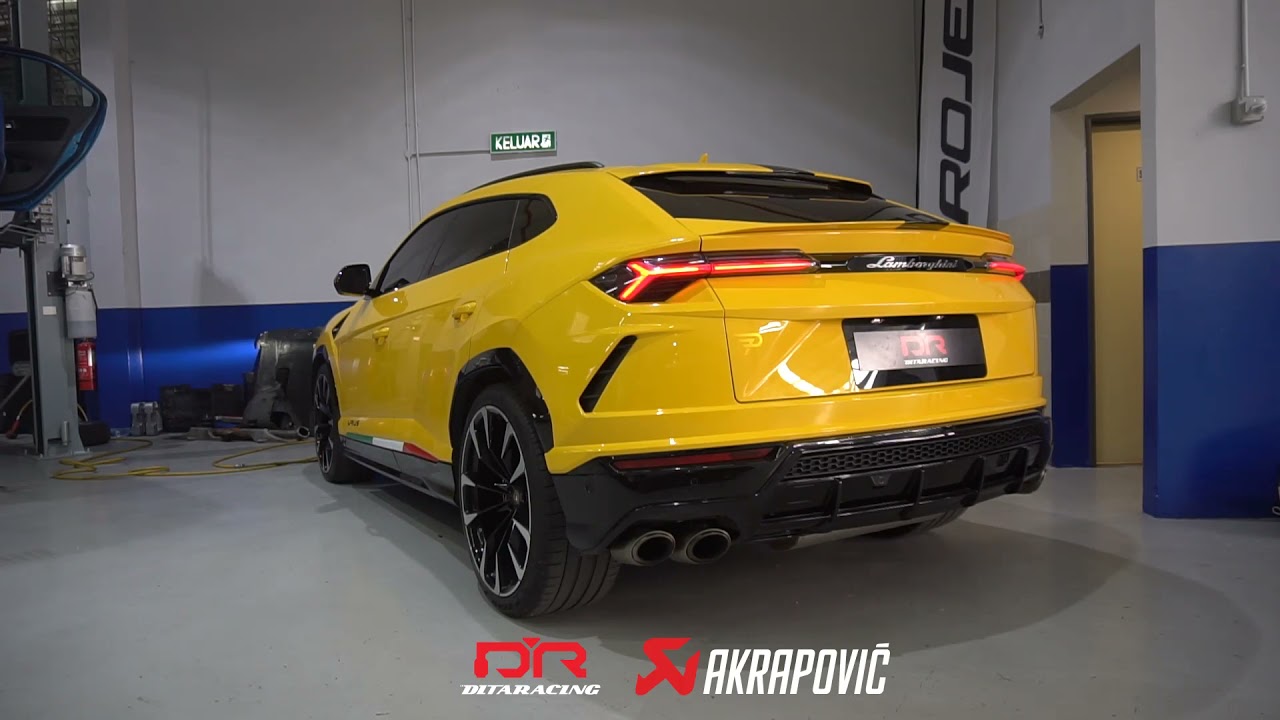 URUS AKRAPOVIC EXHAUST EXTREMELY LOUD YouTube