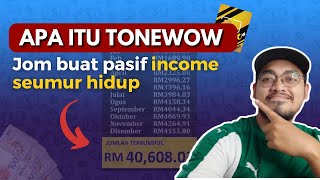Apa itu TONEWOW | Jana pendapatan pasif seumur hidup!