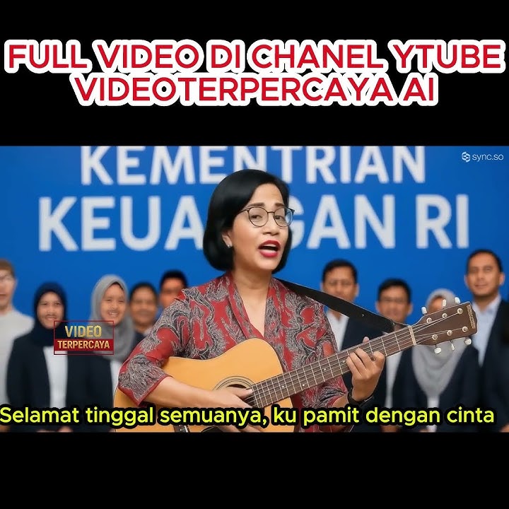 HEBOH! IBU SRI MULYANI AI CIPTAKAN LAGU PERPISAHAN DARI MENTRI, MOHON MAAF PAK PRABOWO