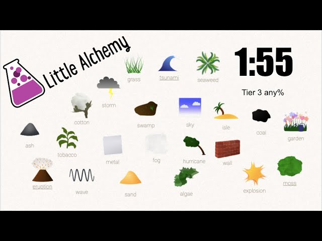 Little Alchemy - Lista com todos os 580 elementos [português