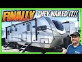 Possibly the best front kitchen under 30ft couples camper 2024 cougar 25fkd travel trailer