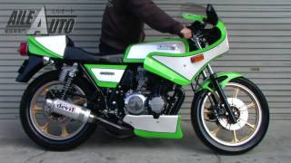 KAWASAKI 1981年 Z550FX セミレス車 カフェレーサー仕様！ - YouTube