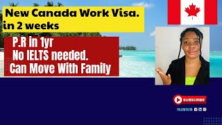 New Canada Work Visa with 2 Weeks Processing time and No IELTS Needed ||Global Talent Stream